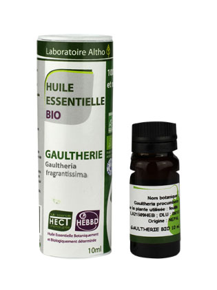 Huile essentielle Bio Gaultherie odorante 10 ml