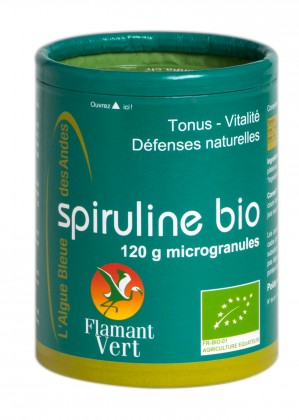 Spiruline bio microgranules - 120g