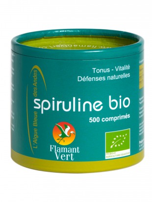Spiruline bio 500 mg 500 comprimés