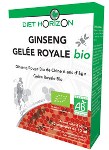 Ginseng - Gelée Royale Bio 20 ampoules de 10 ml