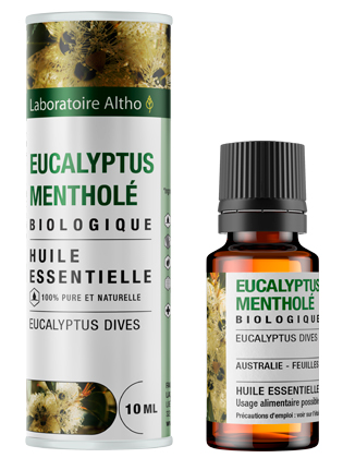 Huile essentielle d\'Eucalyptus mentholé bio 10 ml