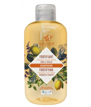 Mignonnette Cosmo Nature shampoing Fortifiant Quinquina Sauge Citron 50 ml