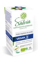 Capsules Vegan Omega 3 Huile végétale de Périlla Bio 500 mg