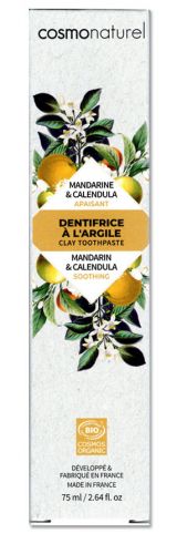 Dentifrice Mandarine Argile blanche Calendula apaisant 75ml