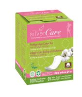 Protège-slips ultra fins en coton bio 24 emballages individuels