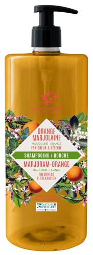Shampooing douche marjolaine orange cosmo naturel 1 l