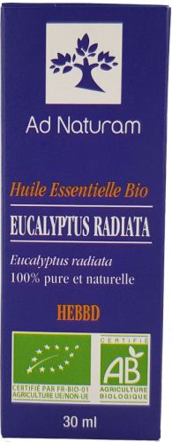 Huile Essentielle Bio d\'Eucalyptus radiata 30 ml