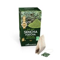 Thé vert Sencha et Matcha 18 infusettes