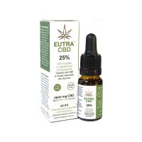 Gouttes de CBD 25% à l'huile de chanvre 10 ml