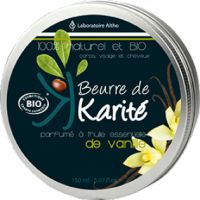 Beurre de karité à l'huile essentielle de Vanille 150 ml