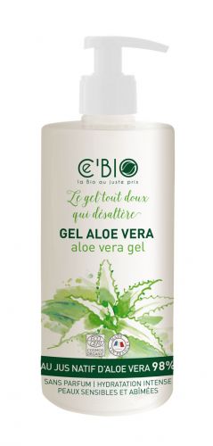 Gel Aloé Vera 98% Sans parfum Ce\'Bio 500 ml