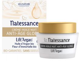 Crème huile nuit anti-âge Global Lift'Argan 50 ml