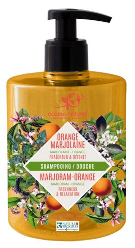 Shampooing douche marjolaine orange cosmo naturel 500 ml