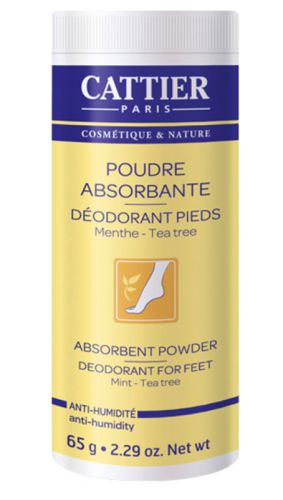 Poudre Absorbante - Déodorants Pieds - Menthe - Poudreuse 65 gr