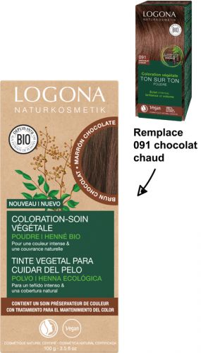 Coloration végétale en poudre Chocolat