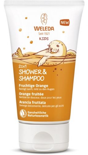 Crème de Douche Corps et Cheveux Orange fruitée 150 ml