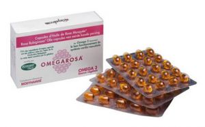 Omegarosa Huile extra vierge de rose musquée biologique et dynamisée 60 capsules