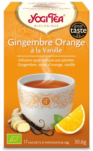 Infusion ayurvédique Gingembre Orange à la Vanille