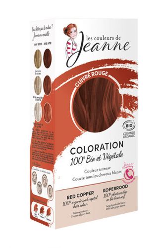 Coloration 100 % végétales Cuivré Rouge