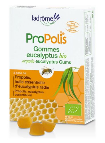 Gommes Bio propolis,eucalyptus 45gr