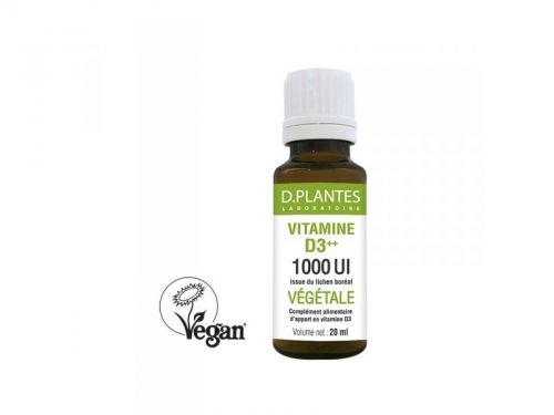 Vitamine D3 1000 UI Vegan 20 ml
