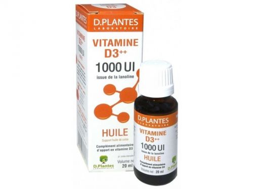 Vitamine D3 1000 UI Huile 20 ml