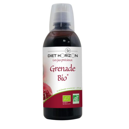 Les Jus Précieux Bio 100 % Concentré de Jus de Grenade 473 ml