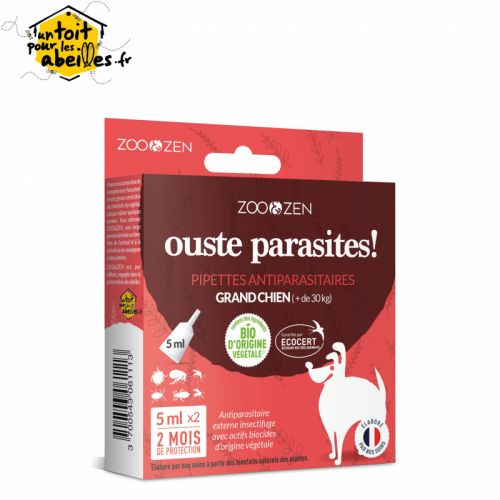 Pipettes Antiparasitaire Grand Chien 2 x 5 ml