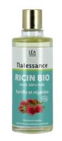 Huile de ricin bio fortifiante cheveux et ongles 100 ml
