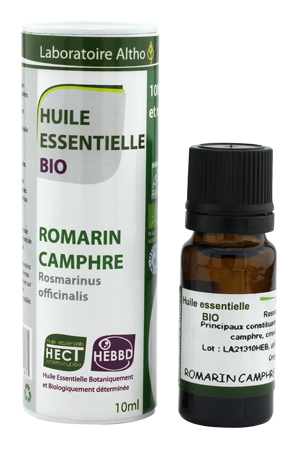 Huile essentielle Bio Romarin à Camphre 10 ml