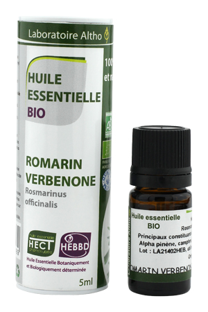 Huile essentielle Bio Romarin Verbenone 5 ml